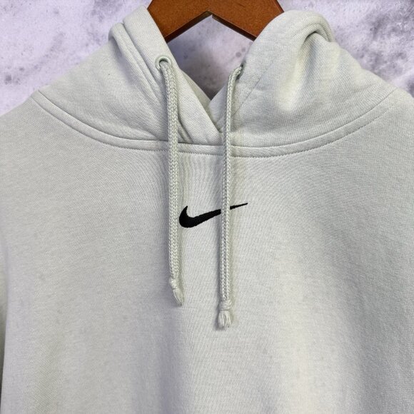 Nike Center Check Hoodie Sweatshirt Mens Small Embroidered Check Logo - Picture 3 of 15